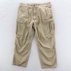 Vintage Abercrombie & Fitch Pants Mens 36 Cargo Military Paratrooper Y2K Utility